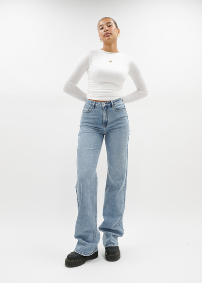 High waist wide leg jeans blue (tall)