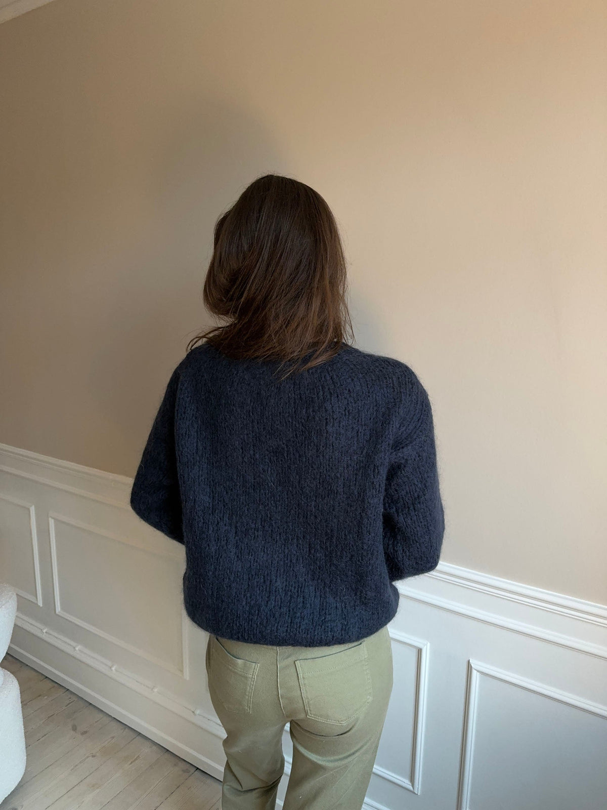 Genevieve oversized knit - Navy