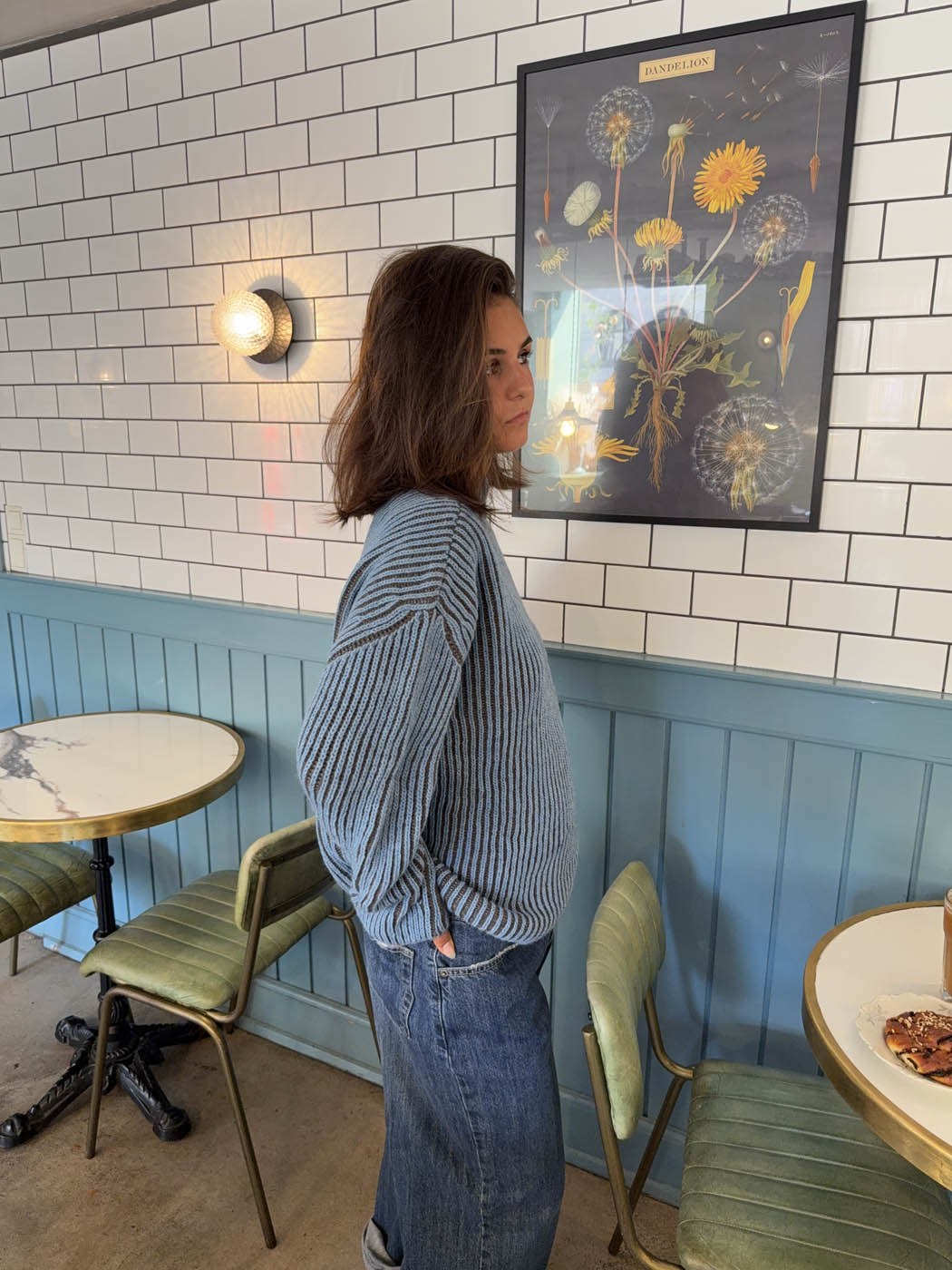 Silkeline turtleneck - Blue